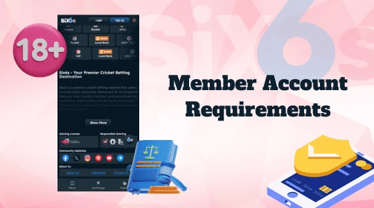 Register Six6s App Member Account Requirements